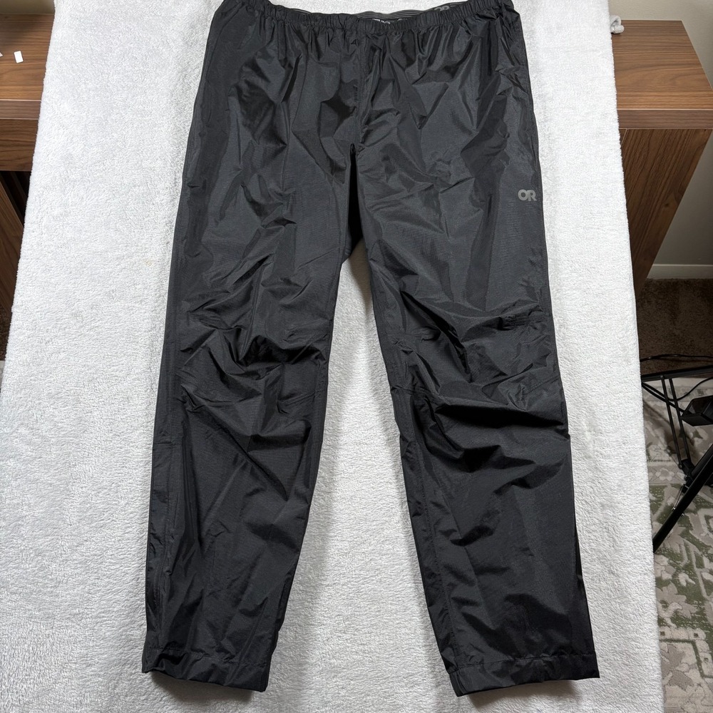 OR Outdoor Research Pertex Shield Helium Rain Pants Mens 2XL‎ Black Diamond Fuse
